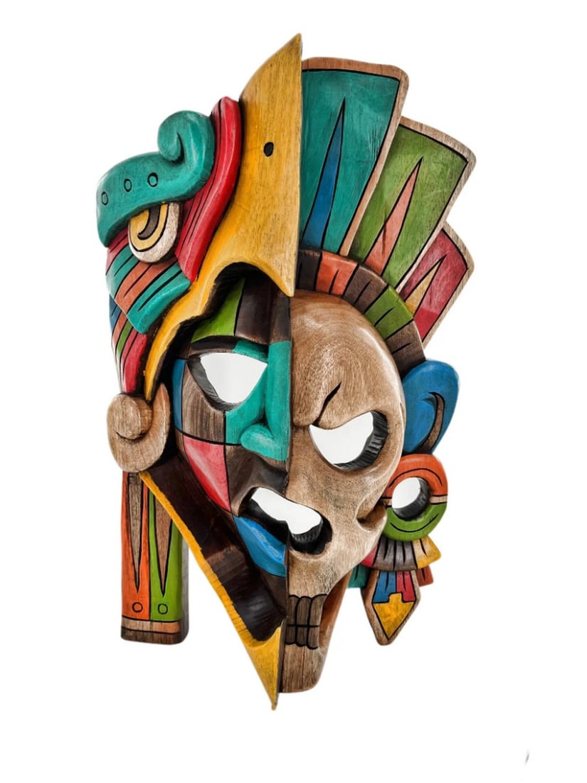 Hand Crafted Mexican Life & Death Mask (1 of 3)