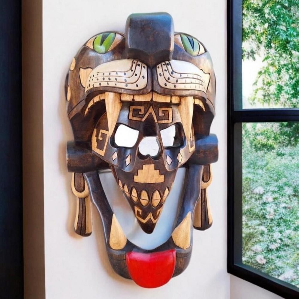 Jaguar Warrior 3D Wooden Mask (1 of 2)