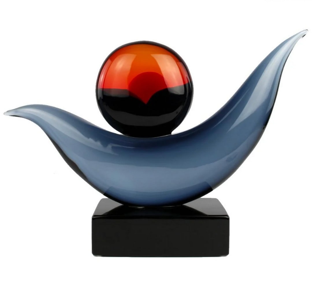 Sunset on the Sea - Submerged Murano Glass Sculpture (1 of 4)