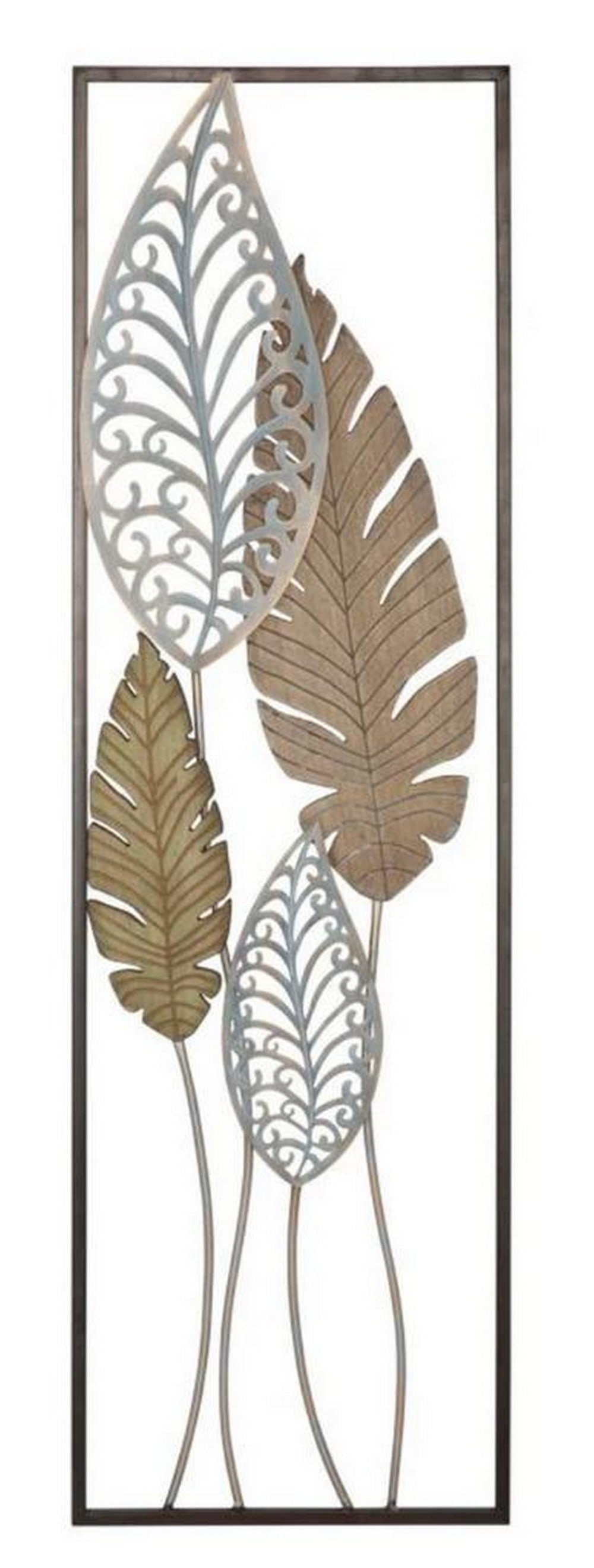 Metallic Leaf Wall Decor (1 of 7)