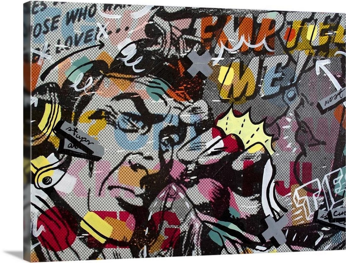 Mimosas Pop Art Canvas Reproduction by Dan Monteavaro (1 of 2)
