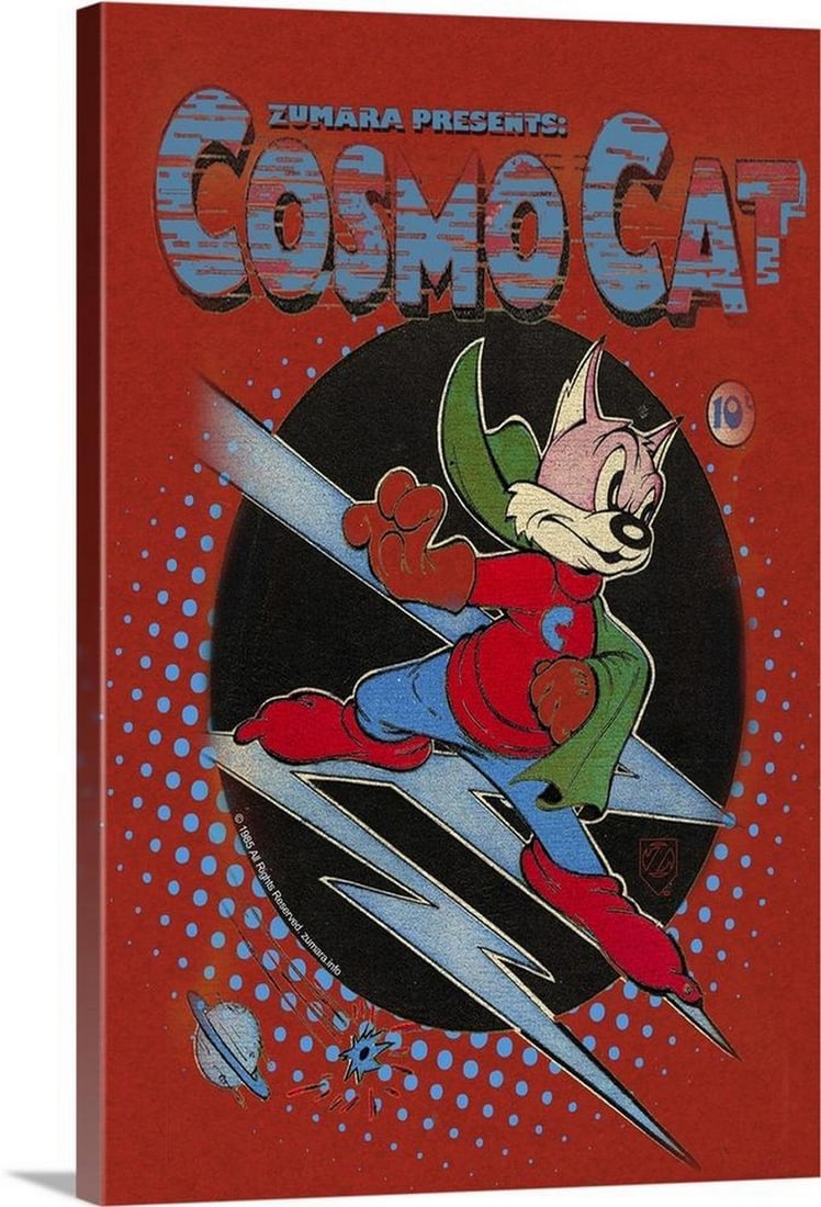 Cosmo Cat Pop Art Canvas Reproduction (1 of 2)