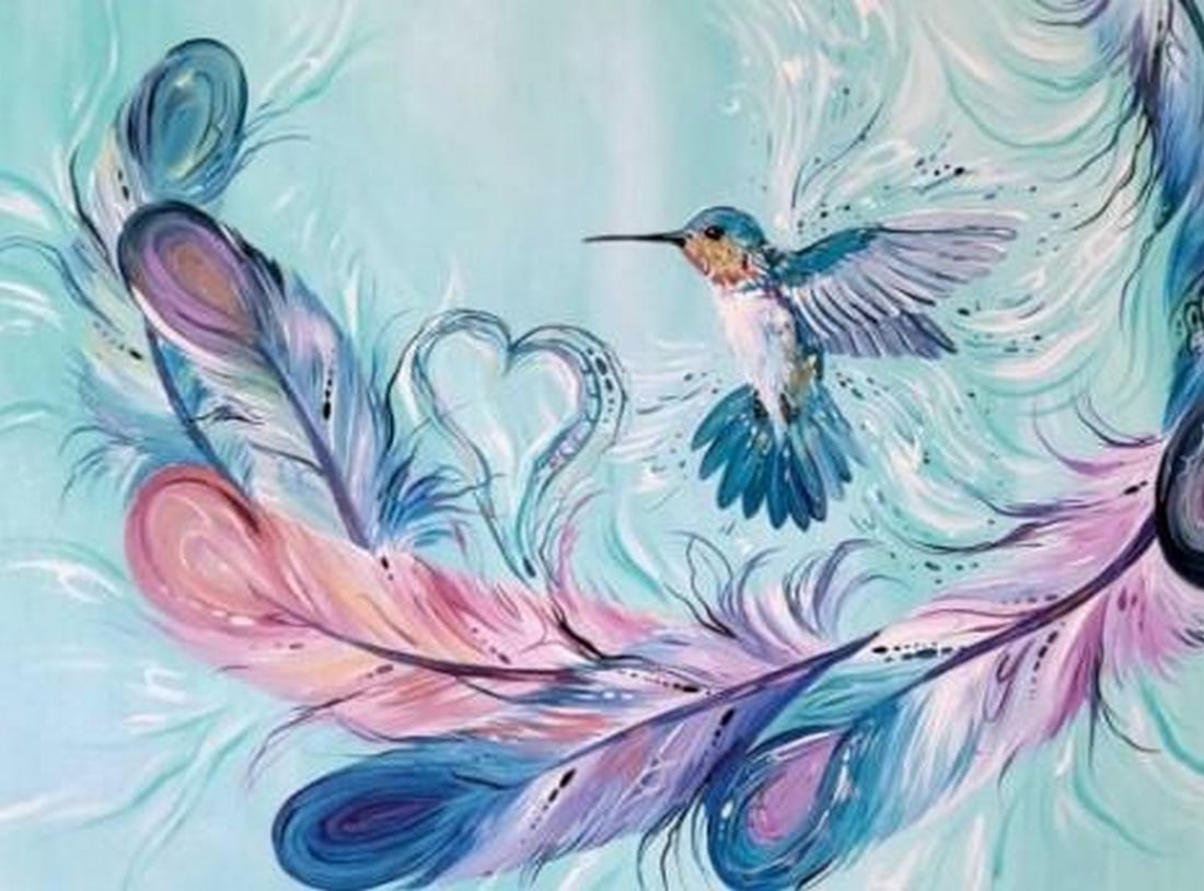 Featherlight Harmony Matted Print (1 of 2)