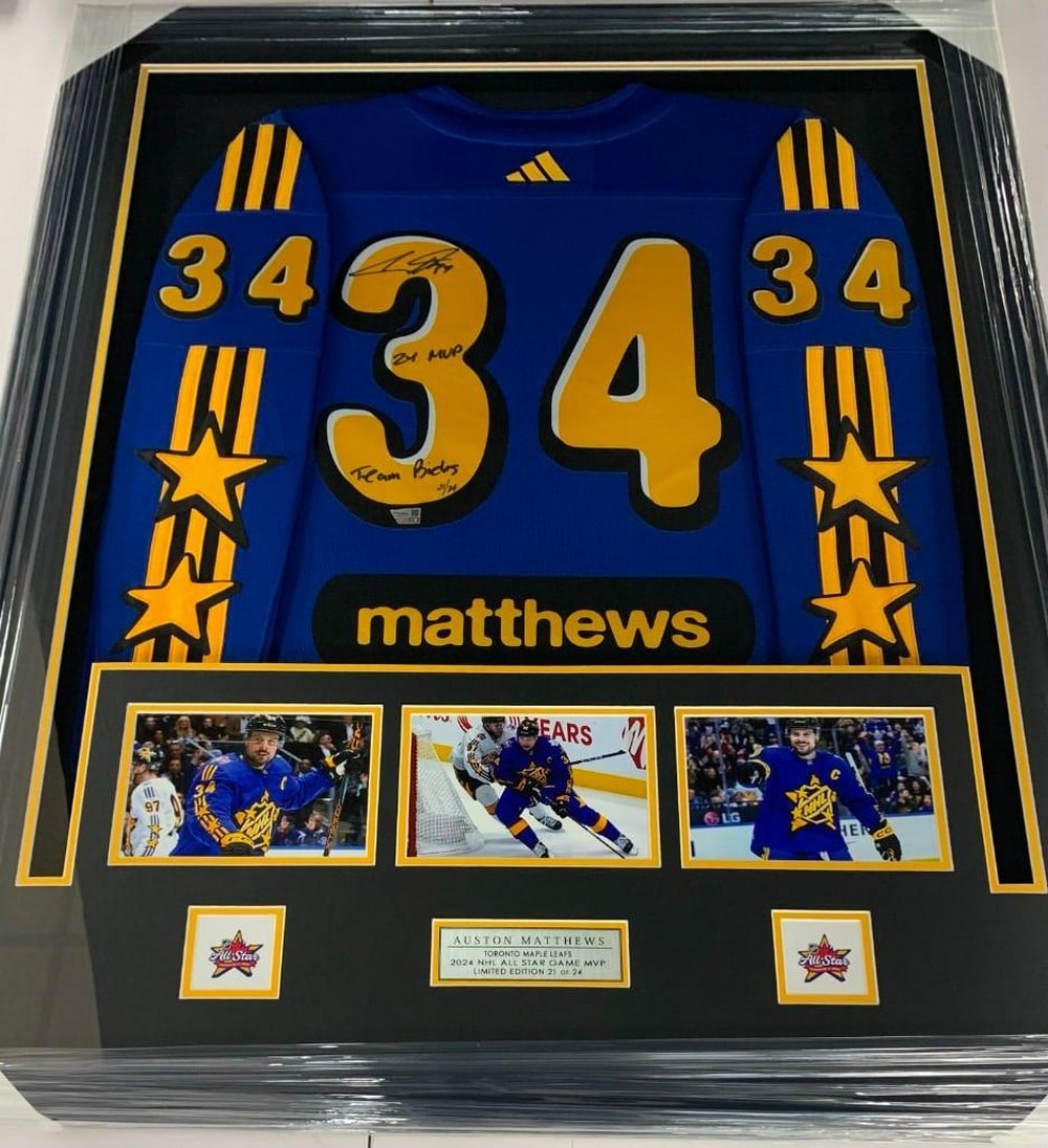 Authentic Auston Matthews ''Team Biebs'' NHL All-Star Jersey - LTD Ed. *21/24* (1 of 6)