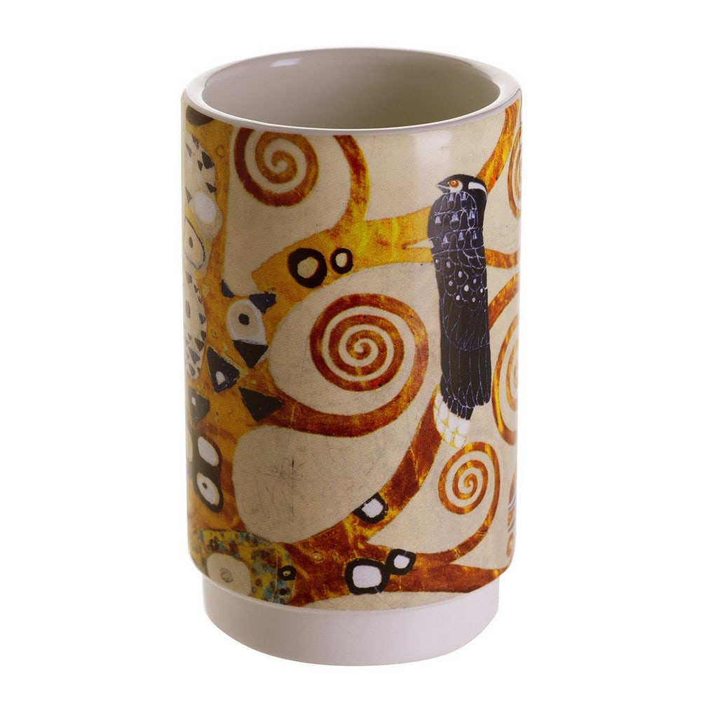Klimt-Inspired Tree of Life Ceramic Pot (1 of 1)