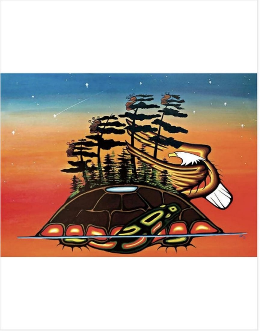 12'' x 14'' Mother Earth Framed Art Picture By William Monague (1 of 1)