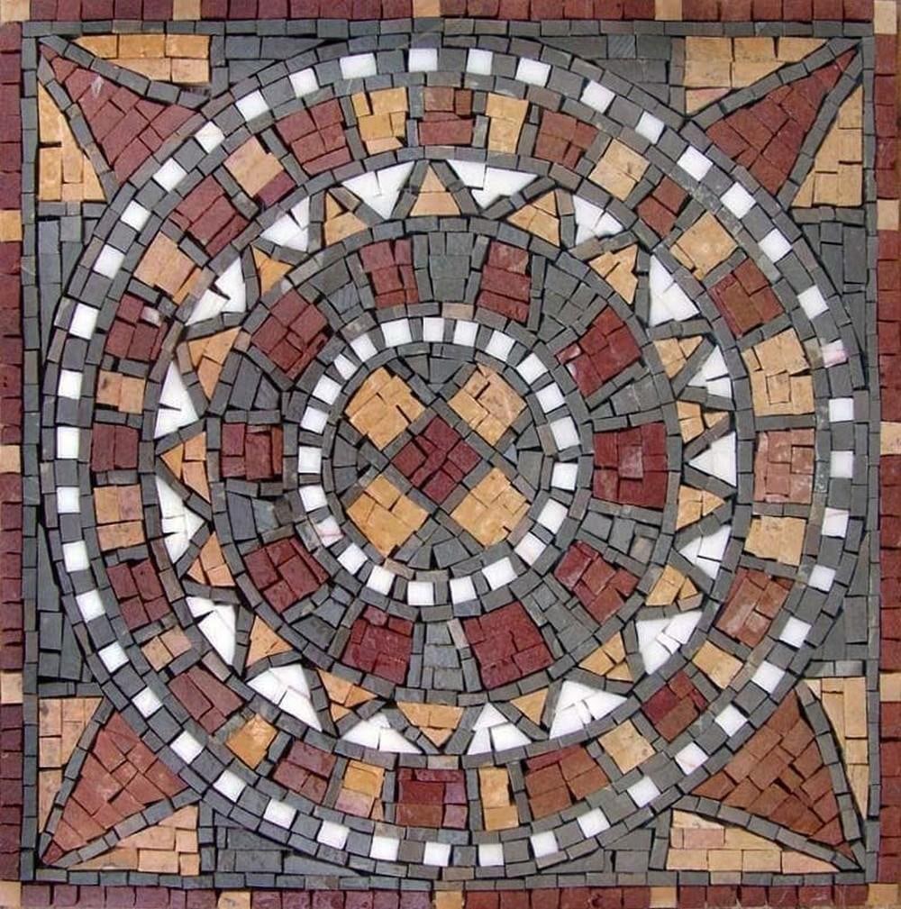 Sun Dial Mosaic (1 of 1)