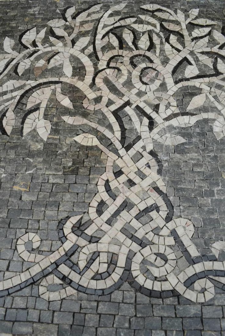 Harmony Tree Marble Mosaic Panel - 2