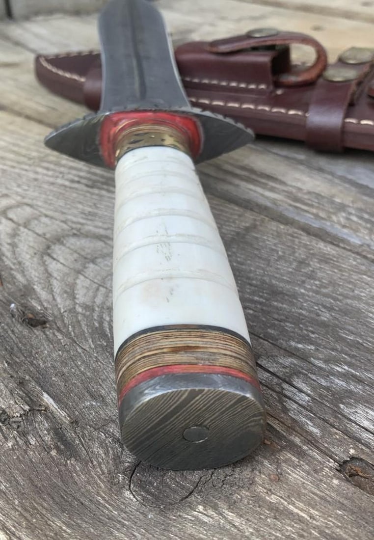 The Last Rites Damascus Dagger - 6