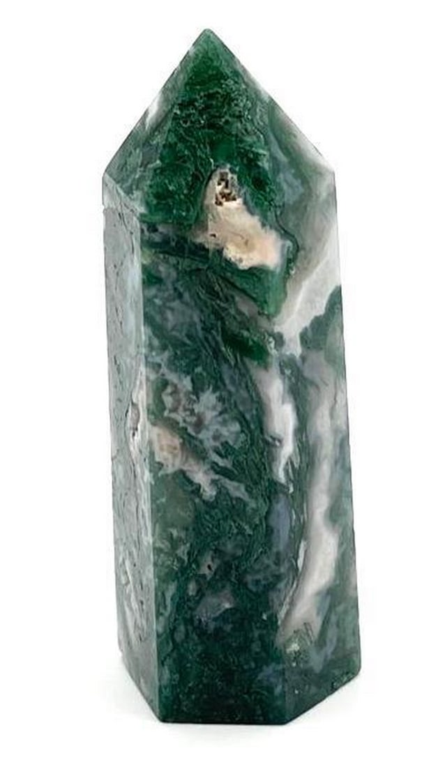 Agate Quartz Tower quartz Crystal 1PC: Agate Quartz Tower quartz Crystal 1PC Agate cleanses negative energy into positive energy. This particular gemstone brings a soothing and calming energy that heals inner anger and anxiety. It helps in
