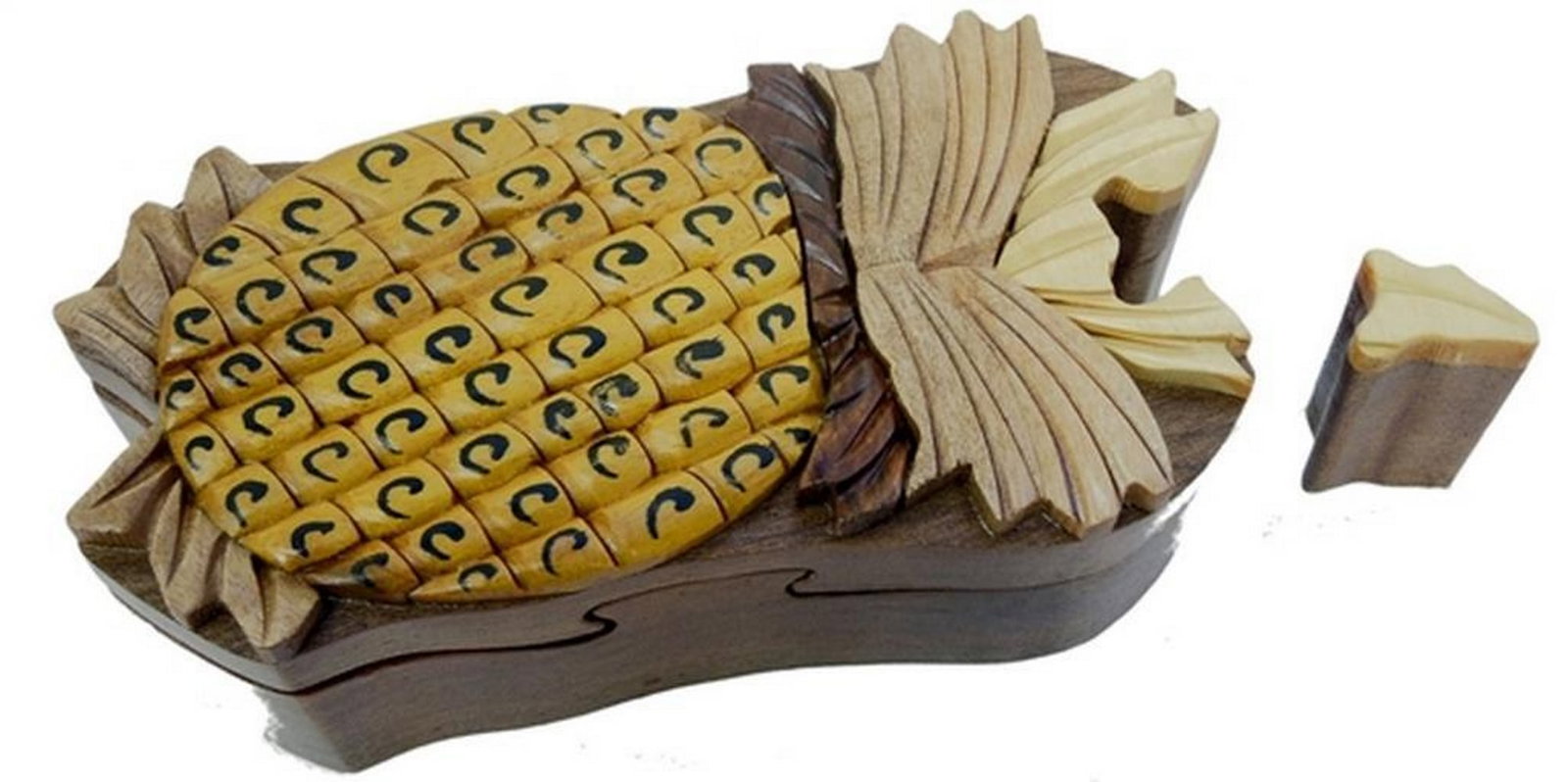 Mahogany Pineapple Keepsake Box - 4