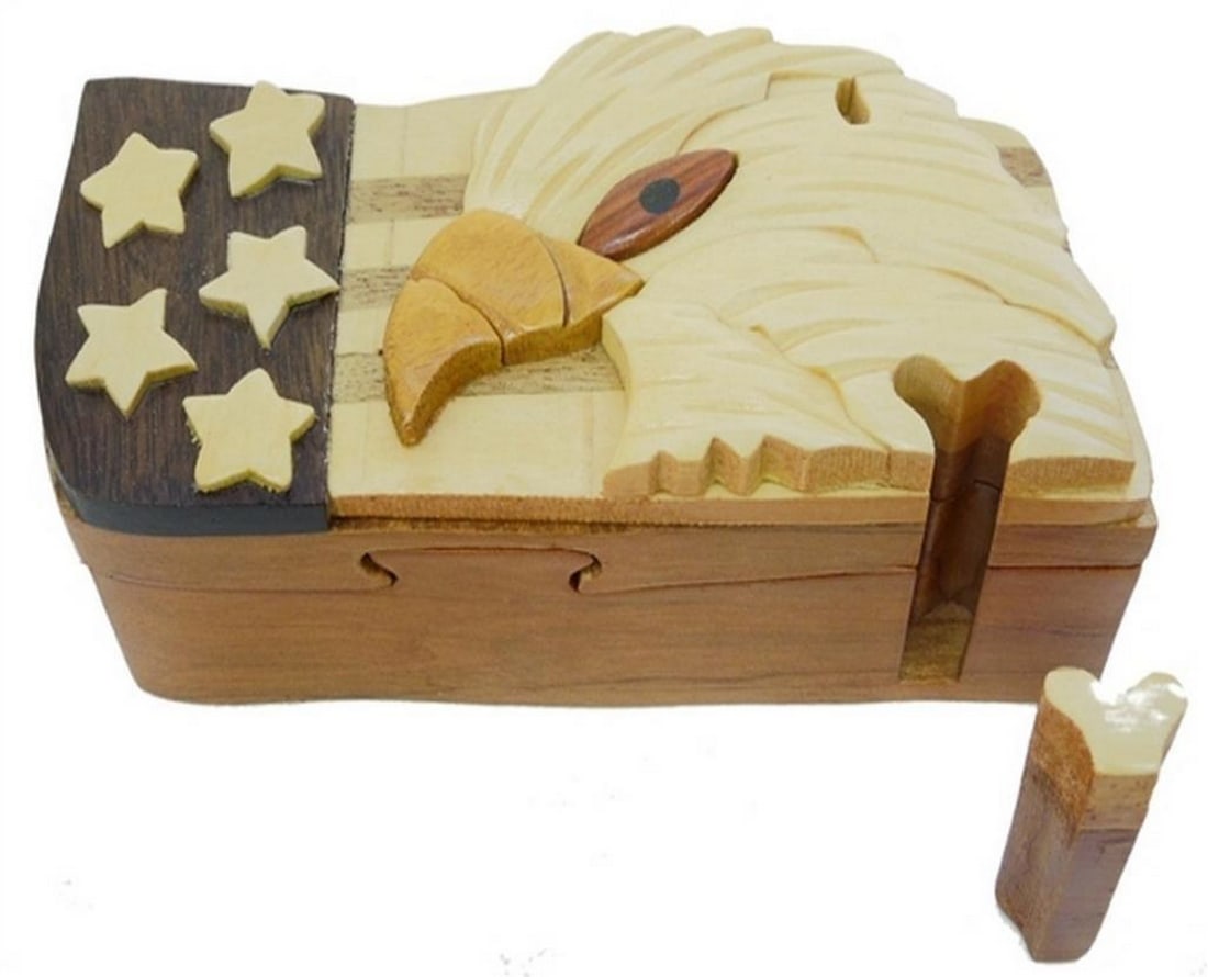 USA Eagle Puzzle Keepsake Box - 3