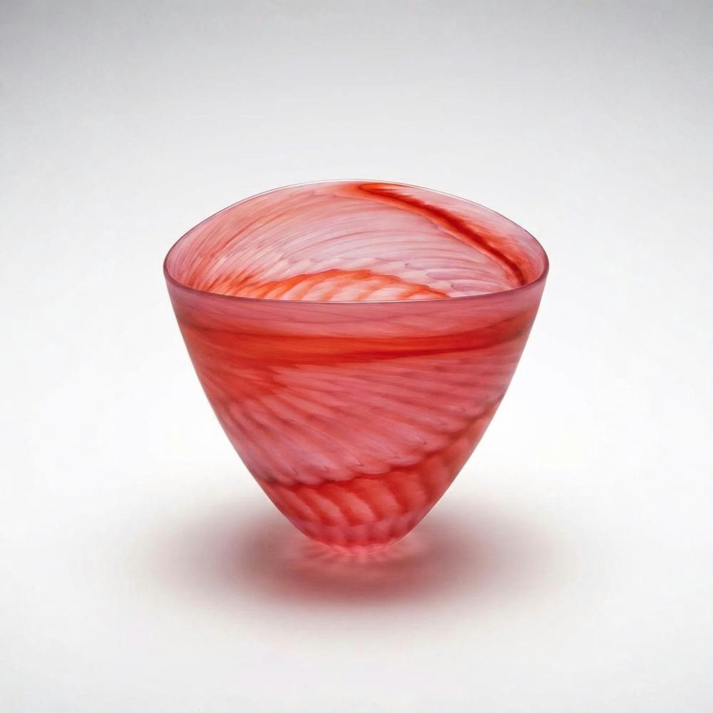 “Ribb?? Triangular Glass Bowl by Thomas Petit (1 of 1)