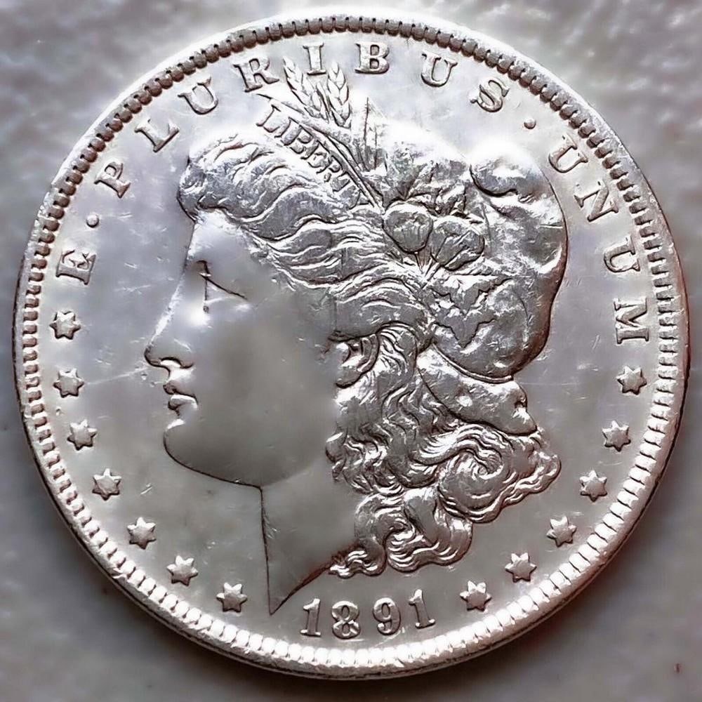 1891 GREAT DATE AU/UNC MORGAN: 1891 GREAT DATE AU/UNC MORGAN Certification: Uncertified Circulated/Uncirculated: Uncirculated Year: 1891 Composition: 900 Silver Mint Location: Philadelphia Denomination: