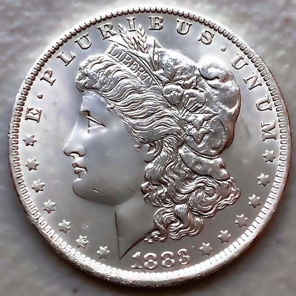 1883-O AU/UNC MORGAN SILVER DOLLAR (1 of 2)