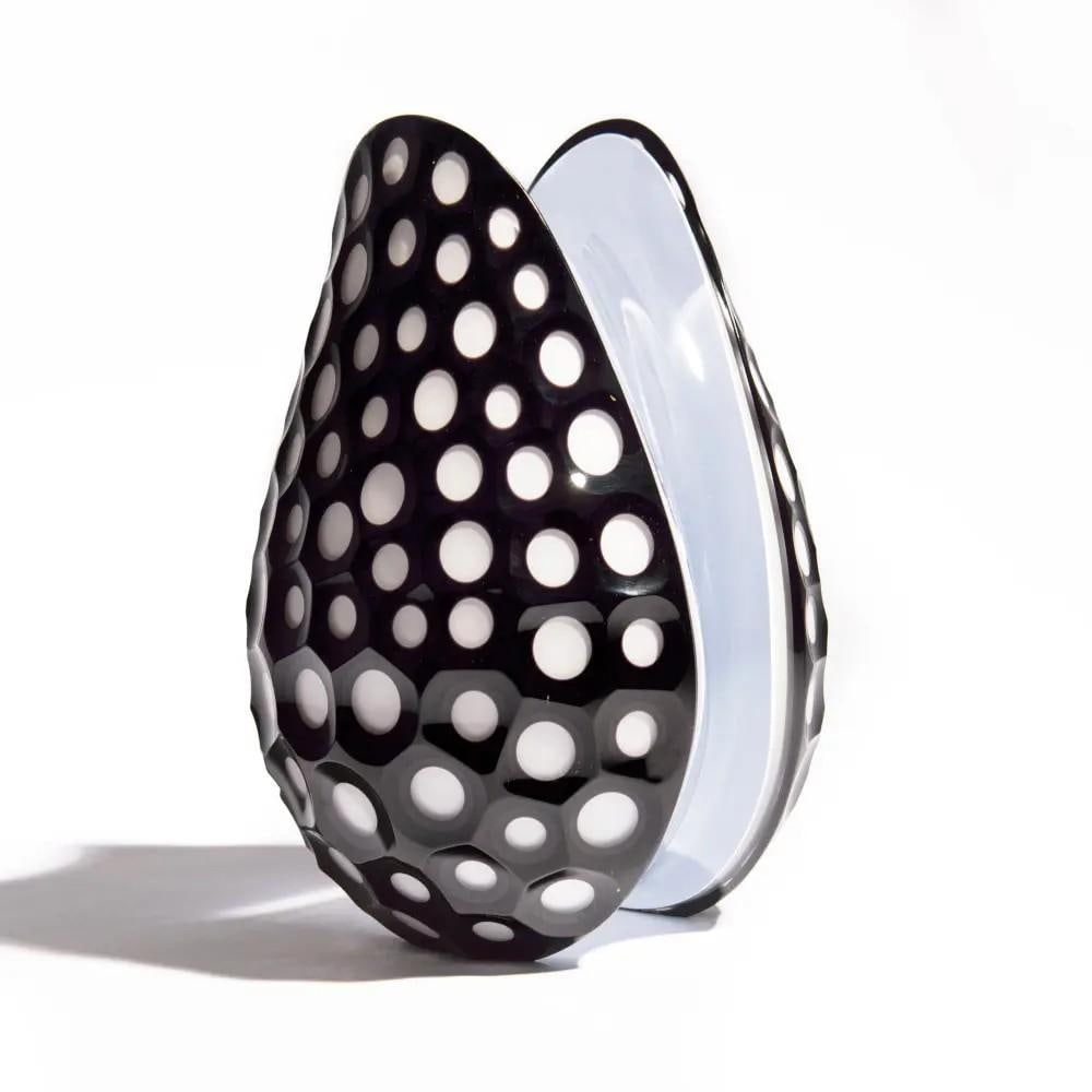 Life Cycle 3 Spotted Glass Sculpture by Steve Fre (1 of 2)