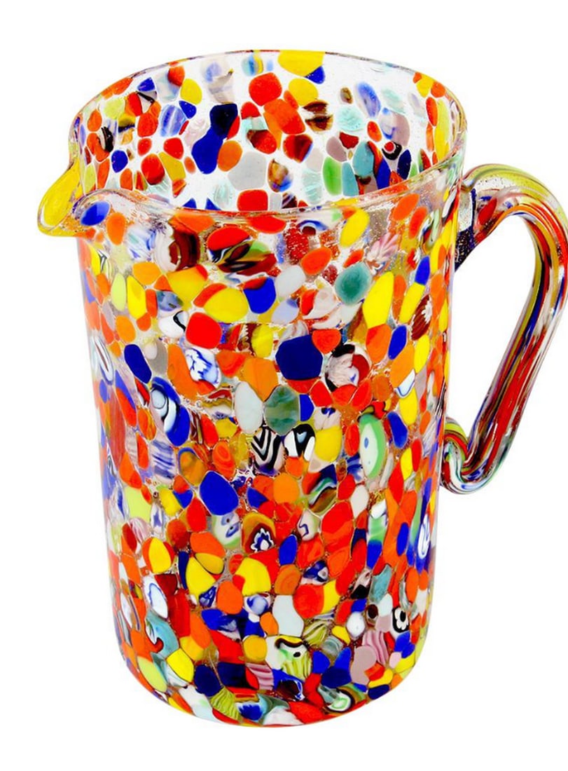Polychrome Stains Pitcher – Murano Glass (1 of 3)