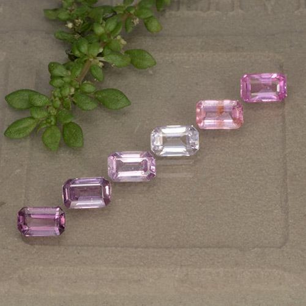 6pc Octagon Step Cut Sapphire - Multicolour 2.13ct (1 of 1)