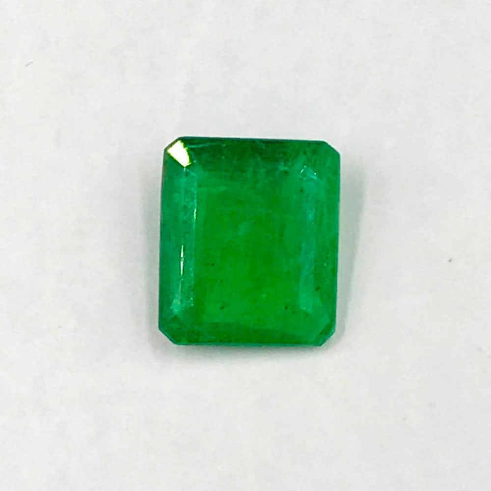 2.48ct Faceted Emerald Octagon Gemstone: Faceted Emerald Octagon For many, emerald is considered to be the symbol of rebirth. It is also believed to represent good fortune, youth, balance, growth, peace, and foresight Size- 9.9x8.5 mm, Weigh