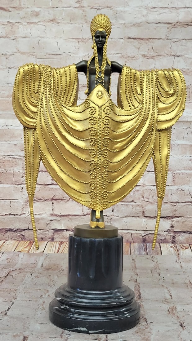 The Golden lady" Inspired Bronze Statue - 20" x 6 (1 of 6)