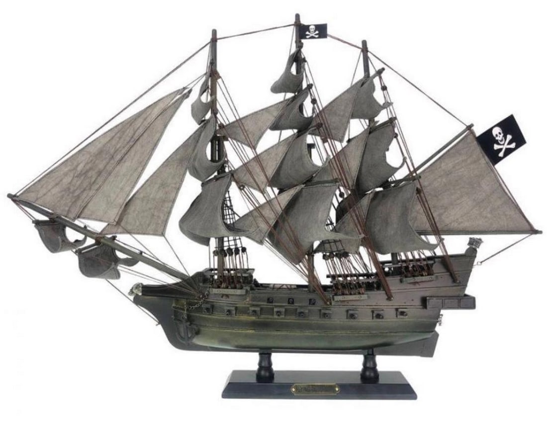 26" Wooden Flying Dutchman Model Pirate Ship (1 of 9)