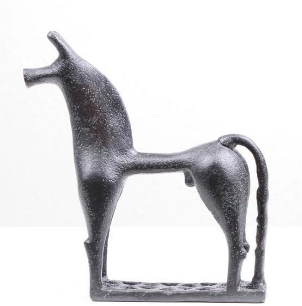 Cold Cast Greek Horse Bronze Sculpture (1 of 3)