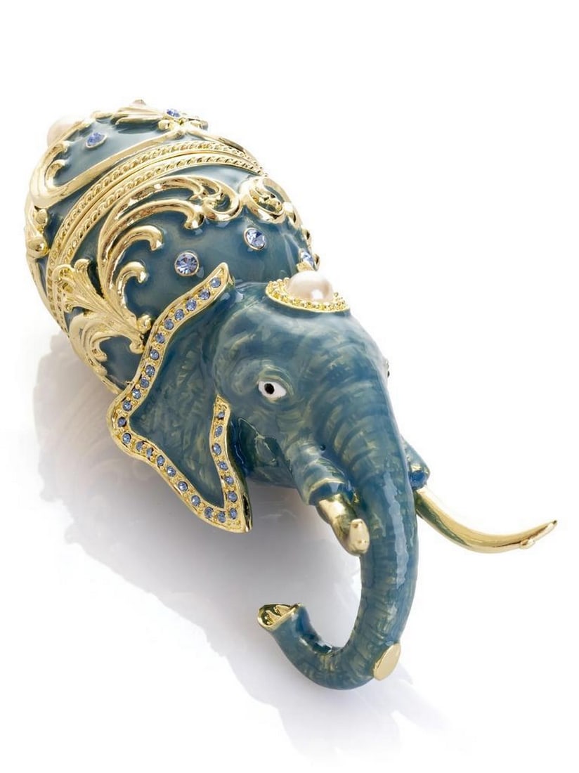 Unique Easter Egg Elephant Pedestal - 4