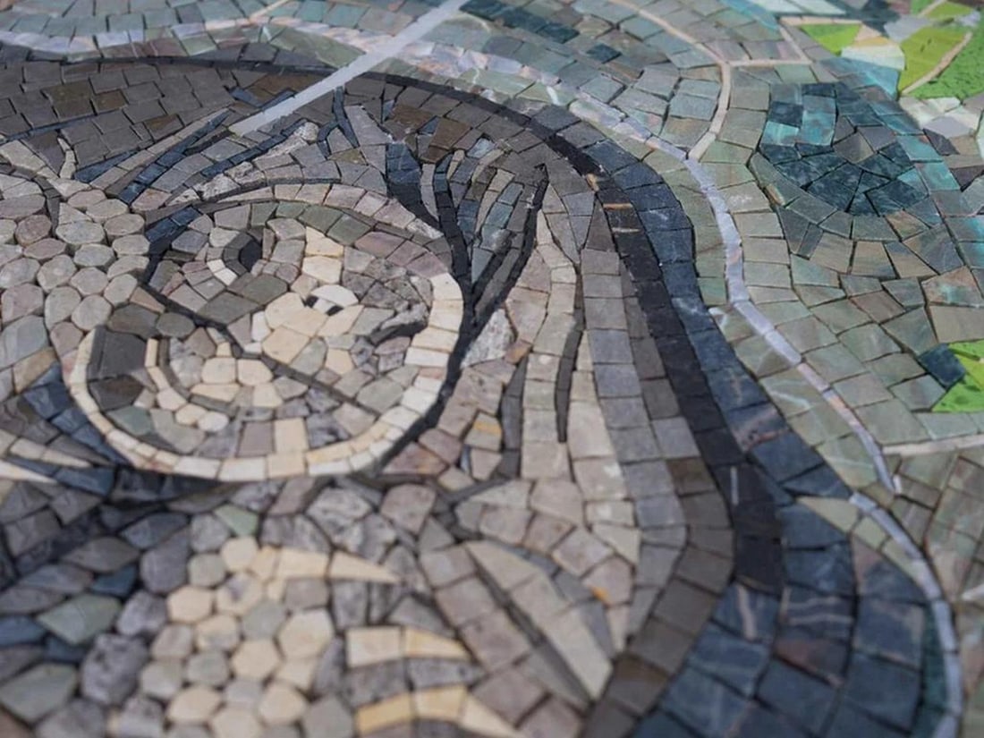 Turtle Adventure Marble Mosaic - 2
