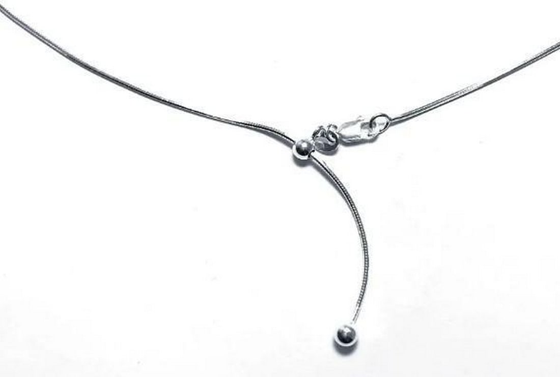 Sleek Sterling Silver Adjustable Chain - 3