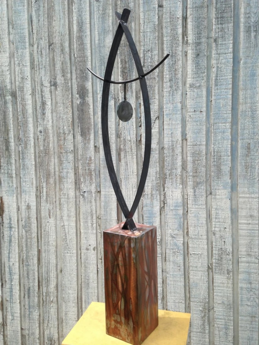 Abstract Metal Outdoor Sculpture (1 of 2)