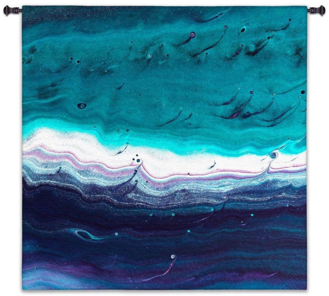 Color Waves Square Wall Tapestry - 35'' x 35'' (1 of 3)