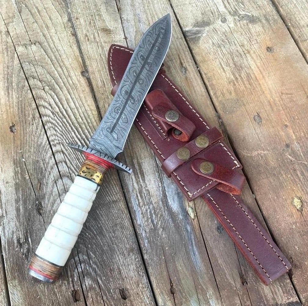 The Last Rites Damascus Dagger - 4
