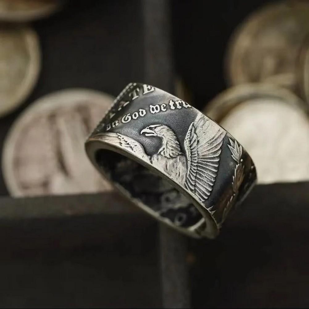 Morgan Silver Coin Bangle - 3