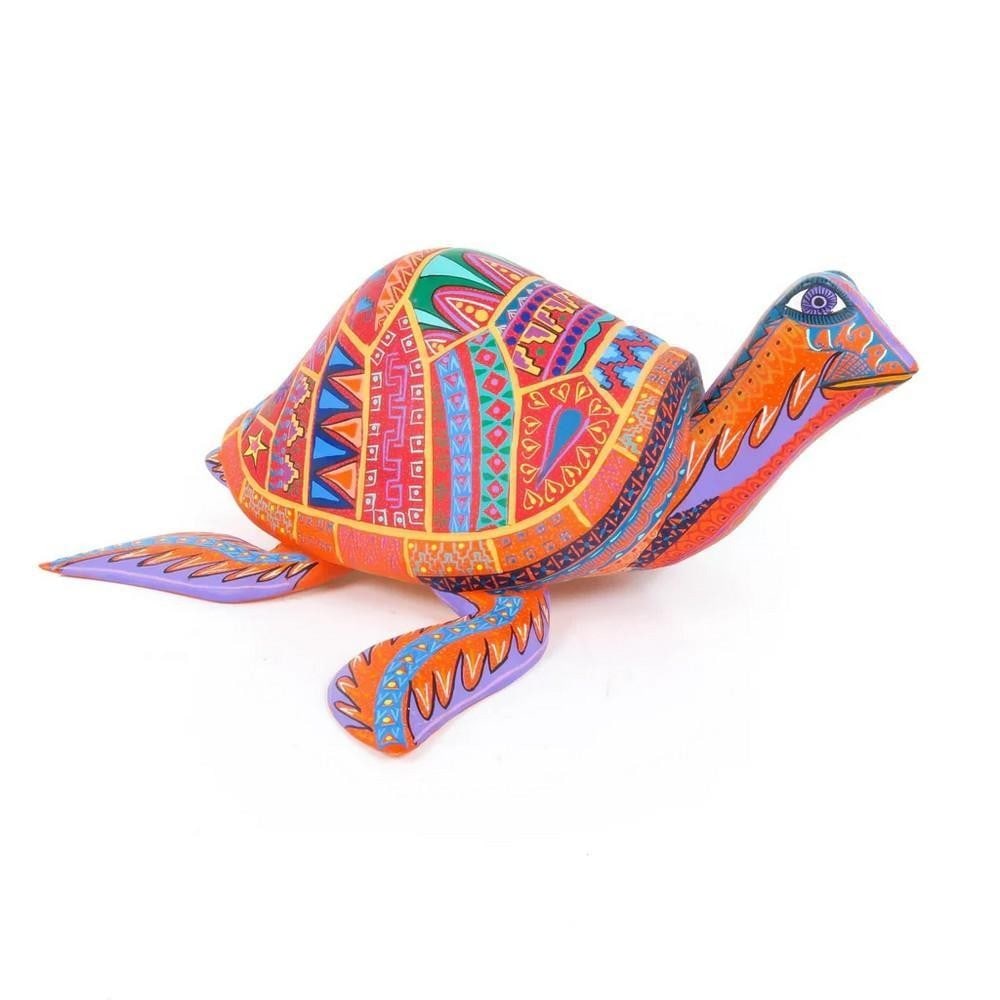 Orange Turtle - Handcrafted Oaxacan Alebrije (1 of 4)