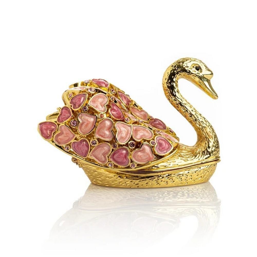 Swan Lake With Hearts Trinket Box (1 of 7)