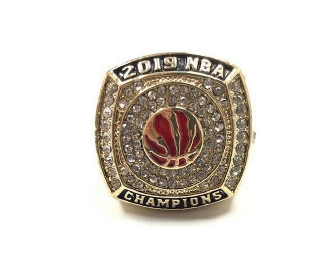 2019 Toronto Raptors NBA Championship Ring - Leonard: A 2019 Toronto Raptors NBA Championship Ring - Leonard Edition. Exquisite Deep &; Detailed Engraving &; Setting with Crystal Stone by Hand Highly Detailed Handcraft. High-grade wooden box packaging Ex