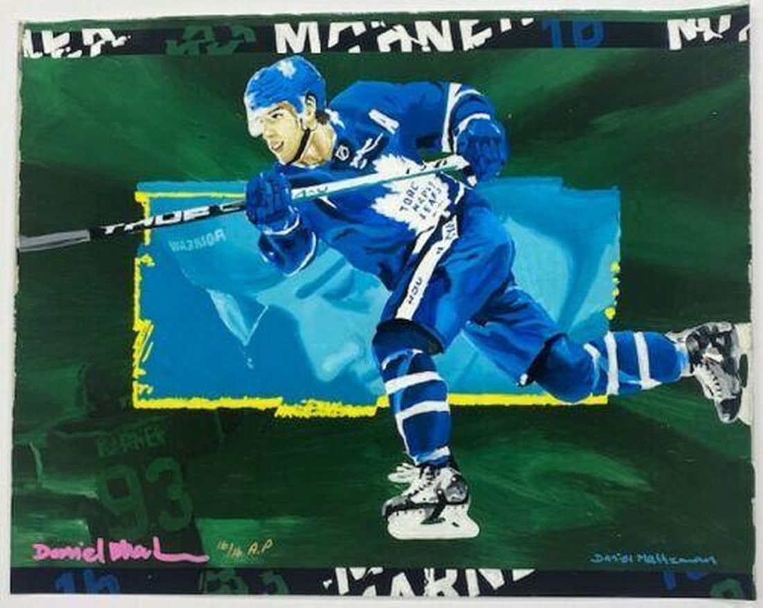 Authentic Daniel Maltzman ''Marner'' 20 x 24 Signed *16/16* LE Artist Proof: Authentic Daniel Maltzman x34 Marnerx34 20 x 24 Signed *16/16* LE Artist Proof