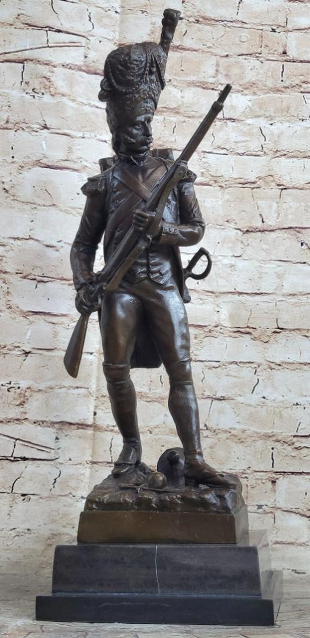 The Russian Soldier - Bronze Sculpture by Milo - 20" x 8" (1 of 6)