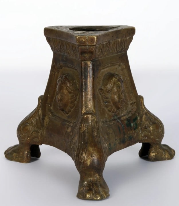 Elegant Vintage Brass Antique Candle Holder (1 of 3)