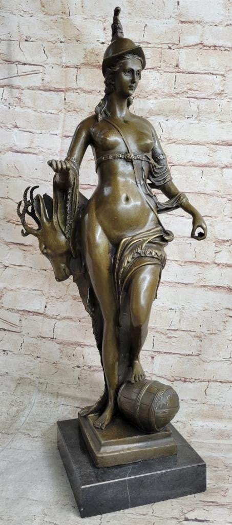 'The Allegory of Bavaria'' Inspired Bronze Statue - 26'' x 12'' (1 of 6)