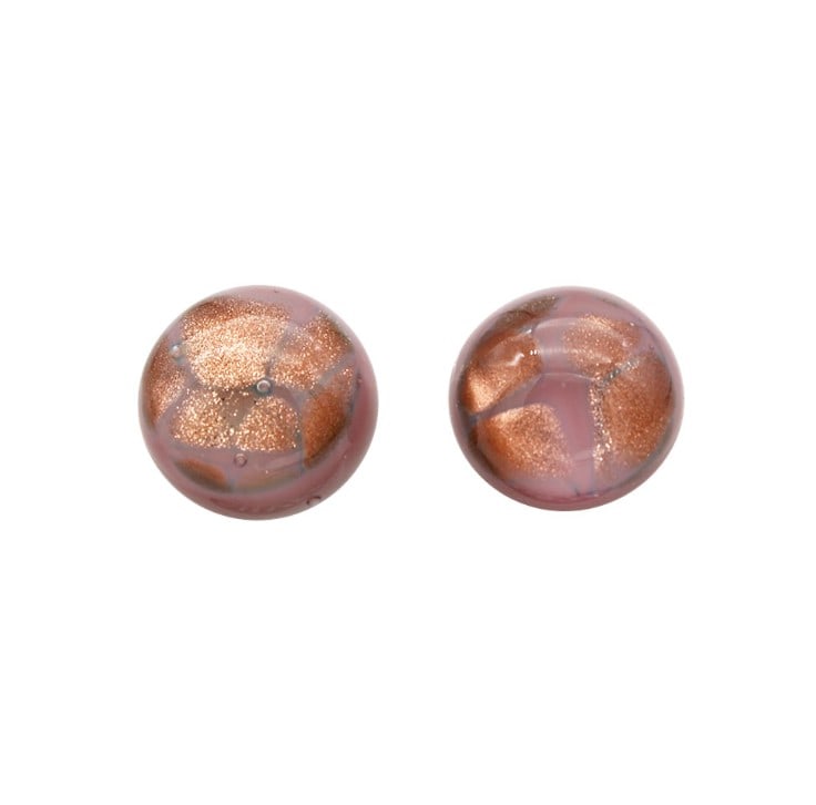 Pink Drop Earrings - Murano Venetian Glass: Pink Drop Earrings - Murano Venetian Glass These earrings are handmade with aventurine glass decoration, adding elegance and a touch of luxury. They feature captivating colors and stunning textures, a
