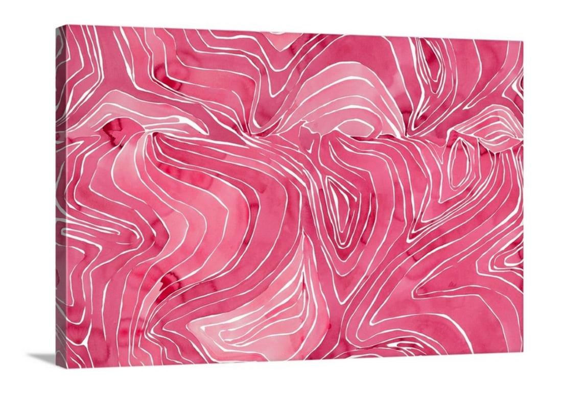 Raspberry Tides Canvas Reproduction by Kate Roebuck (1 of 1)