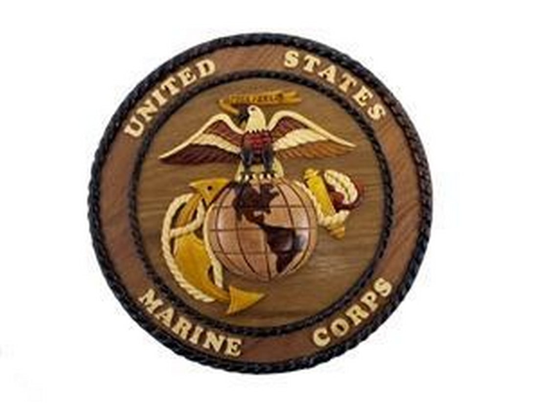 12" United States Marine Corps Wall Plaque (1 of 1)