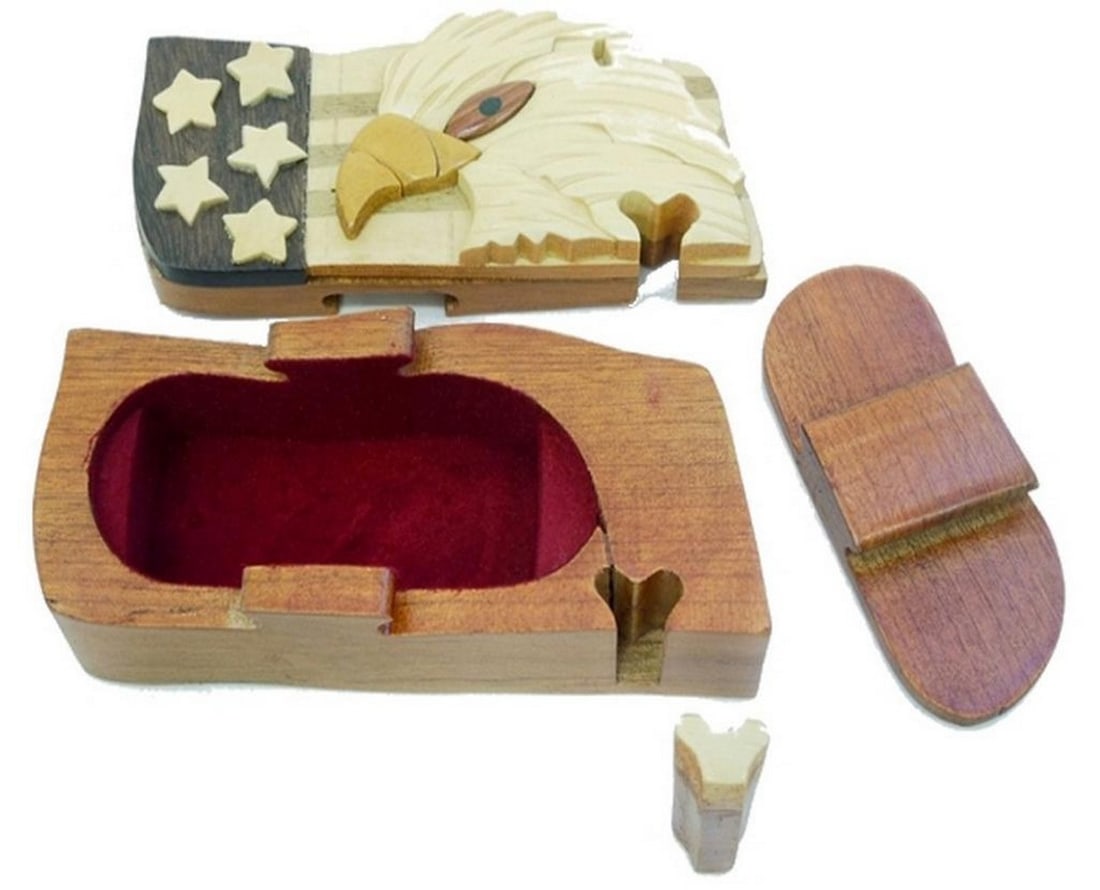 USA Eagle Puzzle Keepsake Box - 2