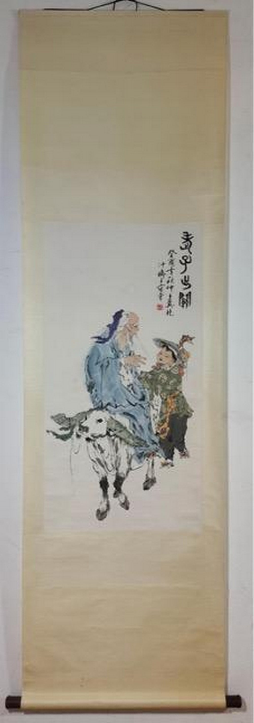 Story paper scroll by Fan Zeng: Story paper scroll by Fan Zeng Chinese Name: ?? ????? Dimensions: 95 ? 49.5CM Please view photos for further details.
