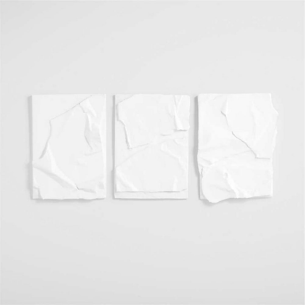 Set of 3 'Nereus' Plaster Wall Art Panels by Alexis Gourguechon (1 of 5)