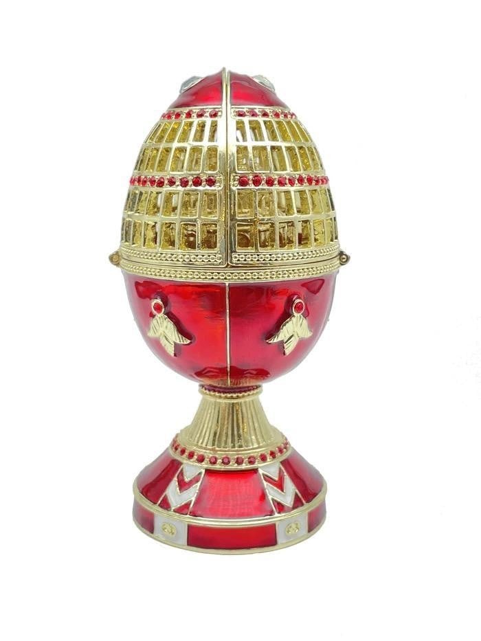 Crimson Fire Red Russian Egg (1 of 6)