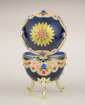 Russian-Inspired Blue Egg - 3