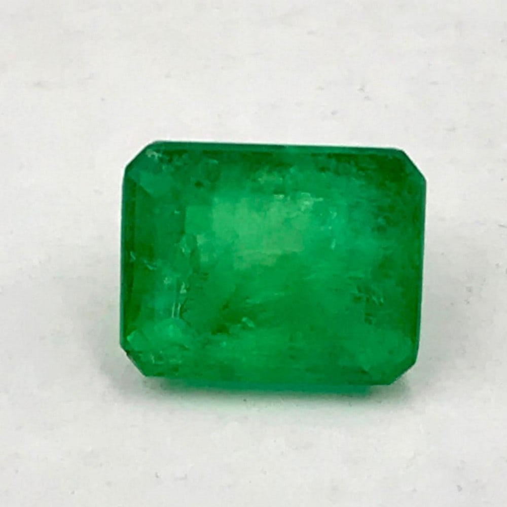 2.01ct Emerald Octagon Faceted Gemstone: Emerald Octagon Faceted Emerald Brazilian origin, Emerald cut, Size- 8.2x6.3 mm, Weight- 2.01 ct View photos for further details.
