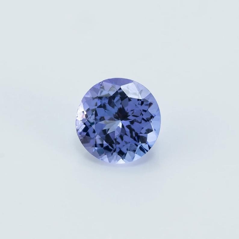 .74ct V-AAA Round Cut Ultra Fine Violet Tanzanite Polished Gem Stone GIA